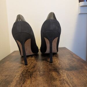 Manolo Blahnik Black Suede Heels